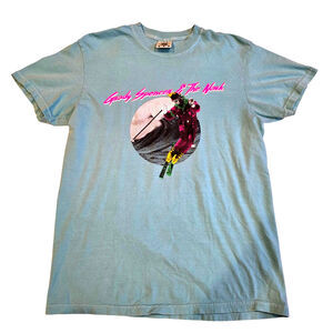 Grady Spencer & The Work Surf N Slopes Tour 2024 Band Tee Comfort Colors Blue M
